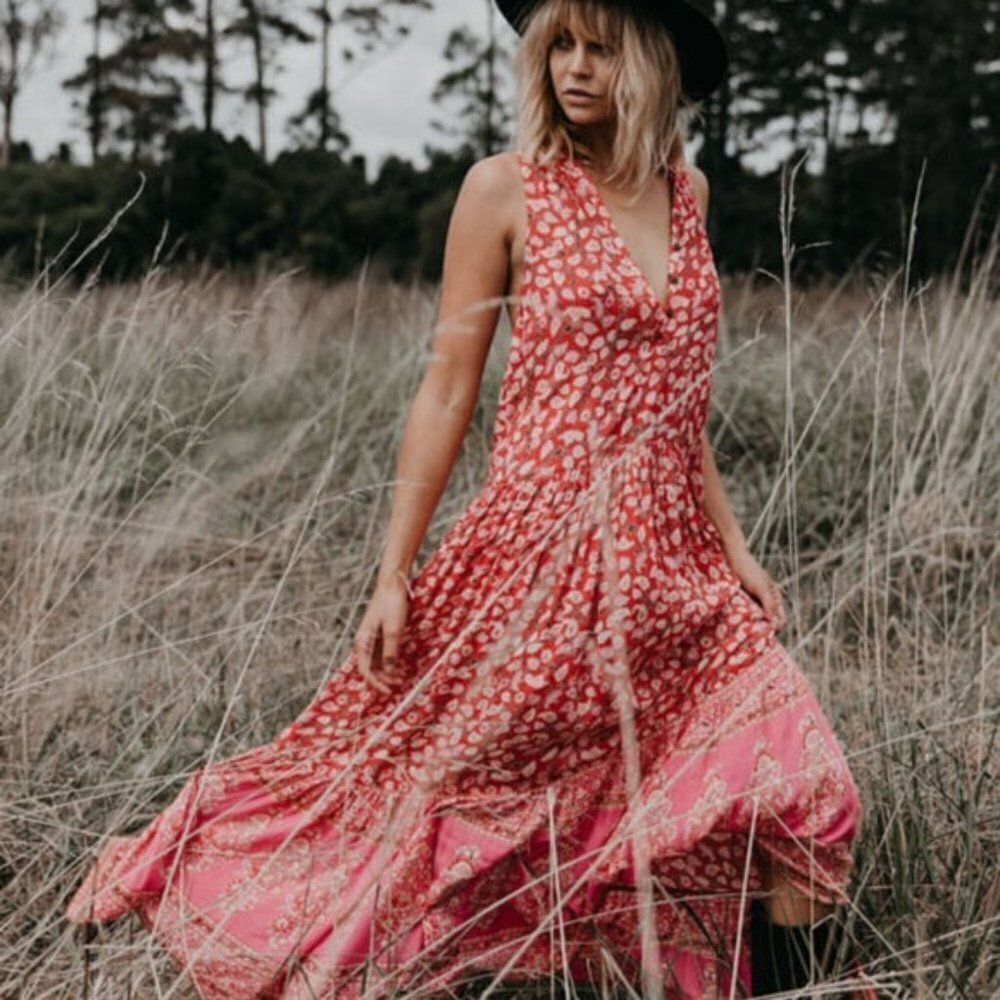 Spell Delirium Maxi Dress size S NWT
